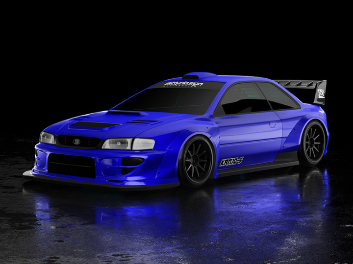 KANJO-S 1/28 Mini-Z Clear Body in the group Catalog / Brands / B / Bittydesign / Bittydesign at Minicars Hobby Distribution AB (BDMZ-KJS)