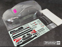 SKODA Fabia RS Rally2 Kaross 1/10 Rally 190mm Hard 1,2mm (Omålad)