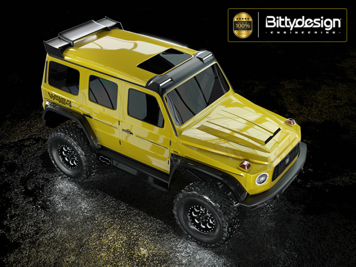 W464 1/18 Kaross Traxxas TRX-4M (Omålad/Klippt) i gruppen Katalog / Fabrikat / B / Bittydesign / Bittydesign hos Minicars Hobby Distribution AB (BDTRX-18W464)