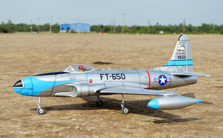 P-80 Shooting Star 198cm 80-100N Turbine ARF in the group Catalog / Brands / B / Black Horse / Models at Minicars Hobby Distribution AB (BH196)