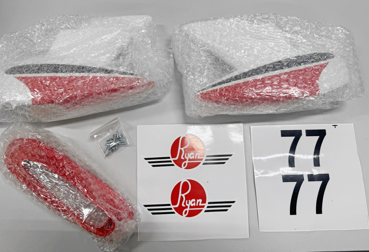 Wheel Pants Ryan STA-55 in der Gruppe Katalog / RC-Zubehör / Spare Parts / Airplane bei Minicars Hobby Distribution AB (BH73-5)