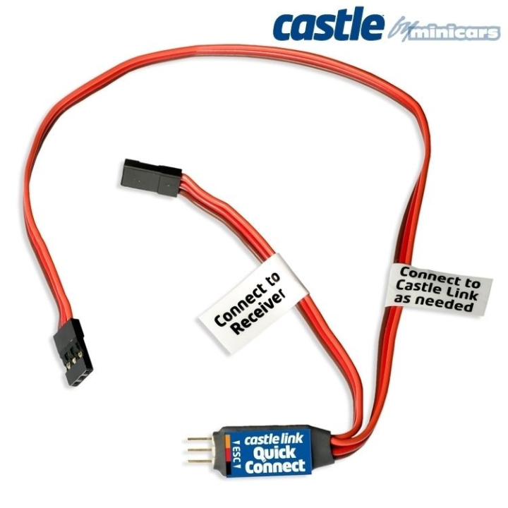 CASTLE-LINK Quick Connect i gruppen Katalog / Tillbehör & Delar / Fartreglage hos Minicars Hobby Distribution AB (CC010-0079-00)