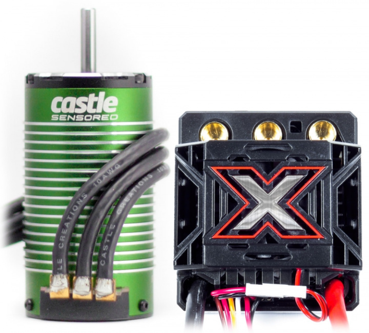 Mamba Monster X ESC Combo med 1515-2200KV (Ersätts av #010-0145-06)* i gruppen Katalog / Fabrikat / C / Castle Creations / ESC & Combo Bil 1/8-1/5 hos Minicars Hobby Distribution AB (CC010-0145-03)
