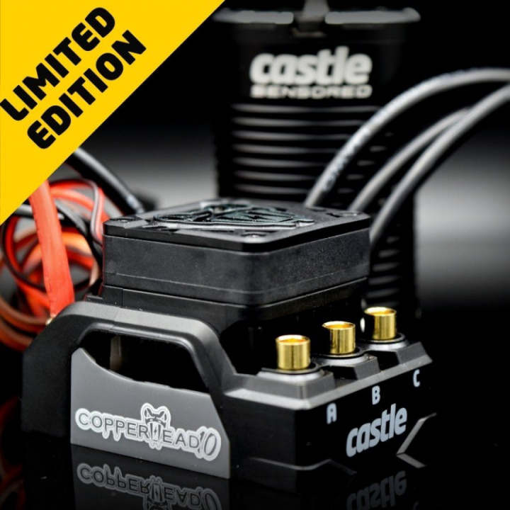 COPPERHEAD 10 LE, 1412-3200KV Sensor Combo* i gruppen Katalog / Fabrikat / C / Castle Creations / ESC & Combo Bil 1/10 hos Minicars Hobby Distribution AB (CC010-0168-00)