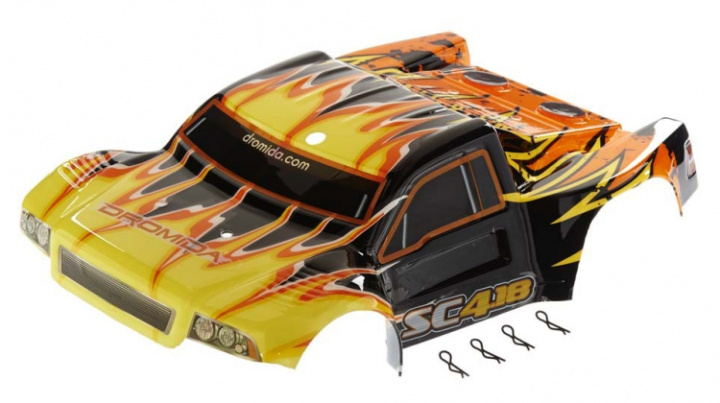 Kaross Gul/Svart/Orange SC4.18 SALE i gruppen Katalog / Fabrikat / D / Dromida / Reservdelar hos Minicars Hobby Distribution AB (DIDC1060)