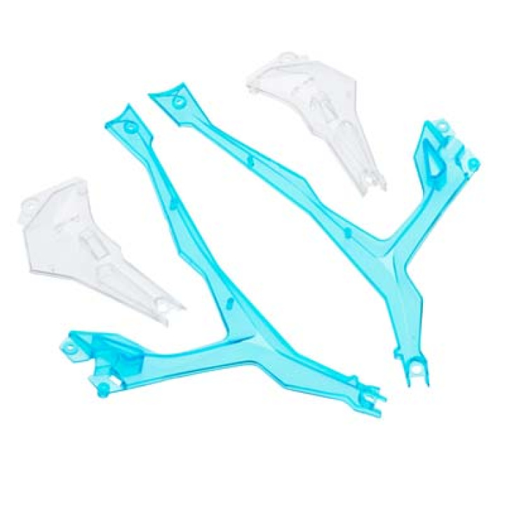 LED-kåpor Blå/Klar Vista# i gruppen Katalog / Fabrikat / D / Dromida / Reservdelar hos Minicars Hobby Distribution AB (DIDE1183)
