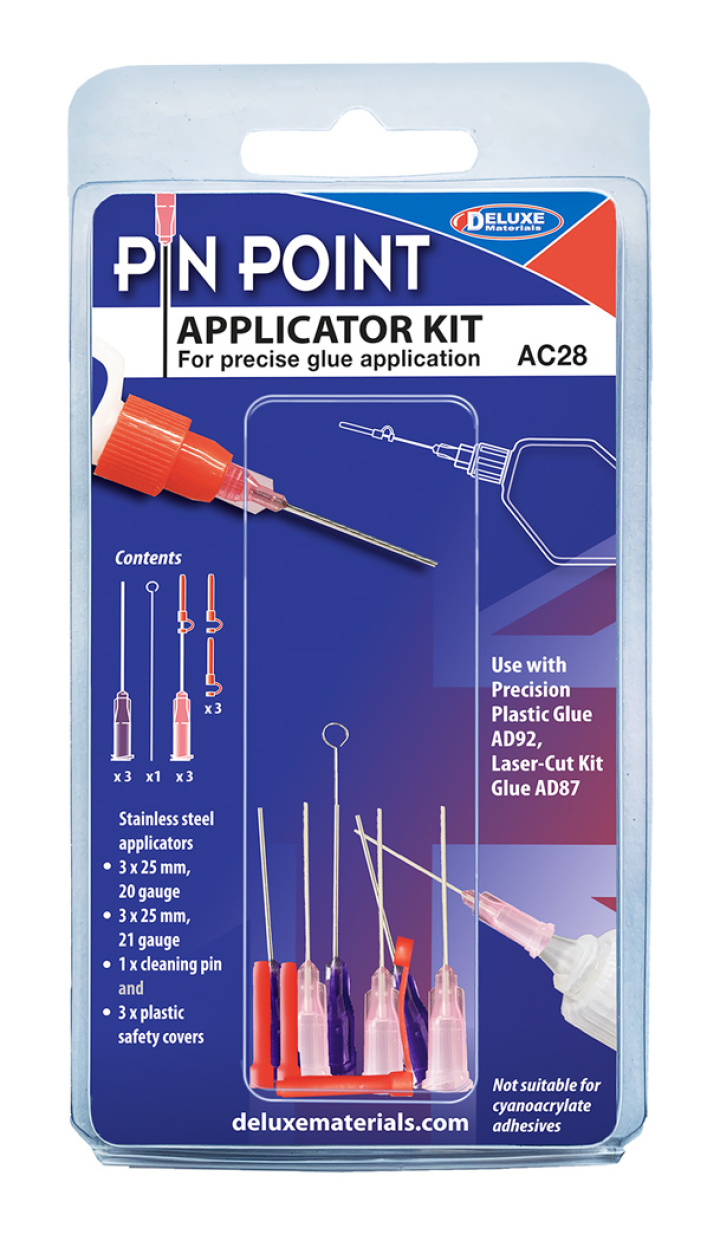 Deluxe Materials PIN POINT Glue Applicator Kit AC28 – Precision For Plastic & Laser Cut