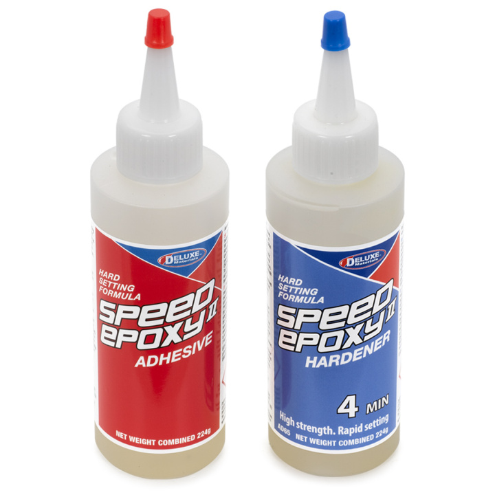 Speed Epoxy II Kleber 4min 224gr in der Gruppe Katalog / Hersteller / D / Deluxe Materials / Adhesives bei Minicars Hobby Distribution AB (DL-AD65)