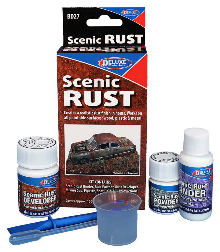Scenic Rust Alterungsset in der Gruppe Katalog / Hersteller / D / Deluxe Materials / Adhesives bei Minicars Hobby Distribution AB (DL-BD27)