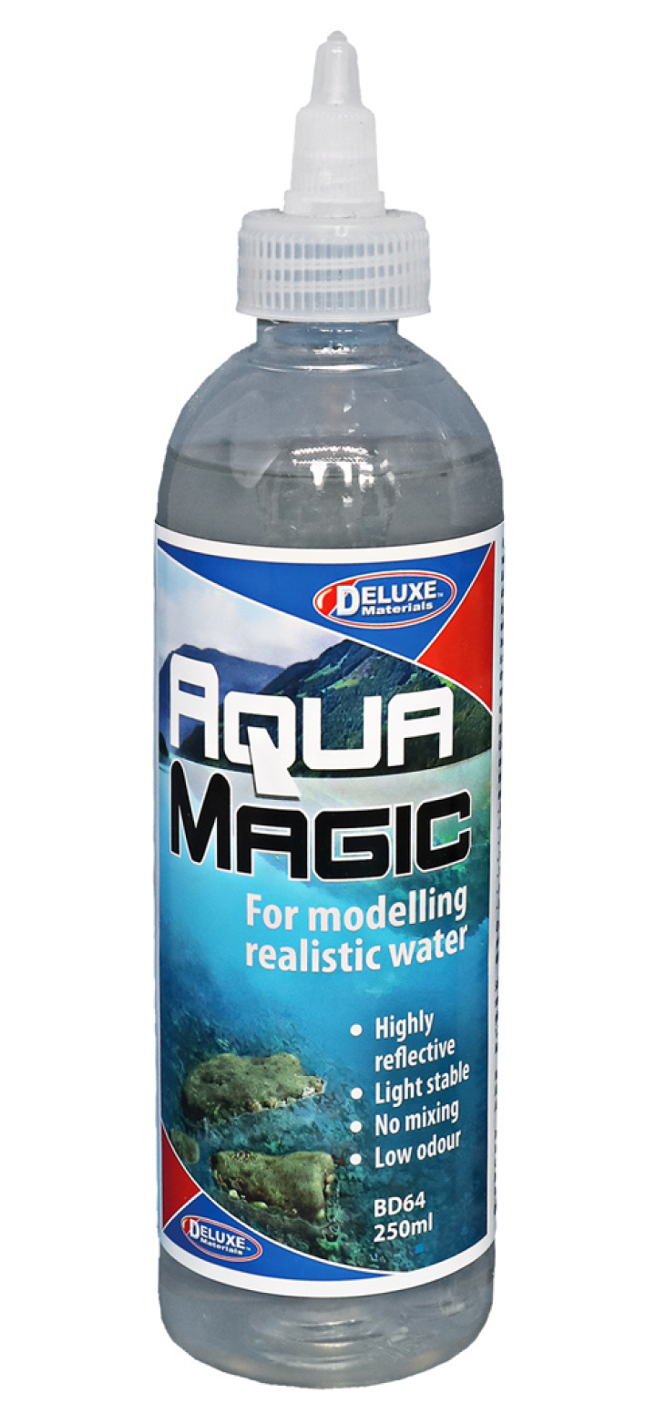 Aqua Magic 250ml in der Gruppe Katalog / Hersteller / D / Deluxe Materials / Adhesives bei Minicars Hobby Distribution AB (DL-BD64)