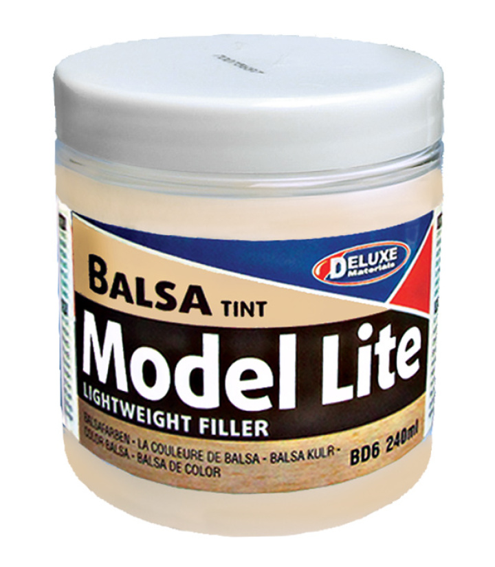 Model Lite Leichtspachtel Balsa 240ml in der Gruppe Katalog / Hersteller / D / Deluxe Materials / Adhesives bei Minicars Hobby Distribution AB (DL-BD6)