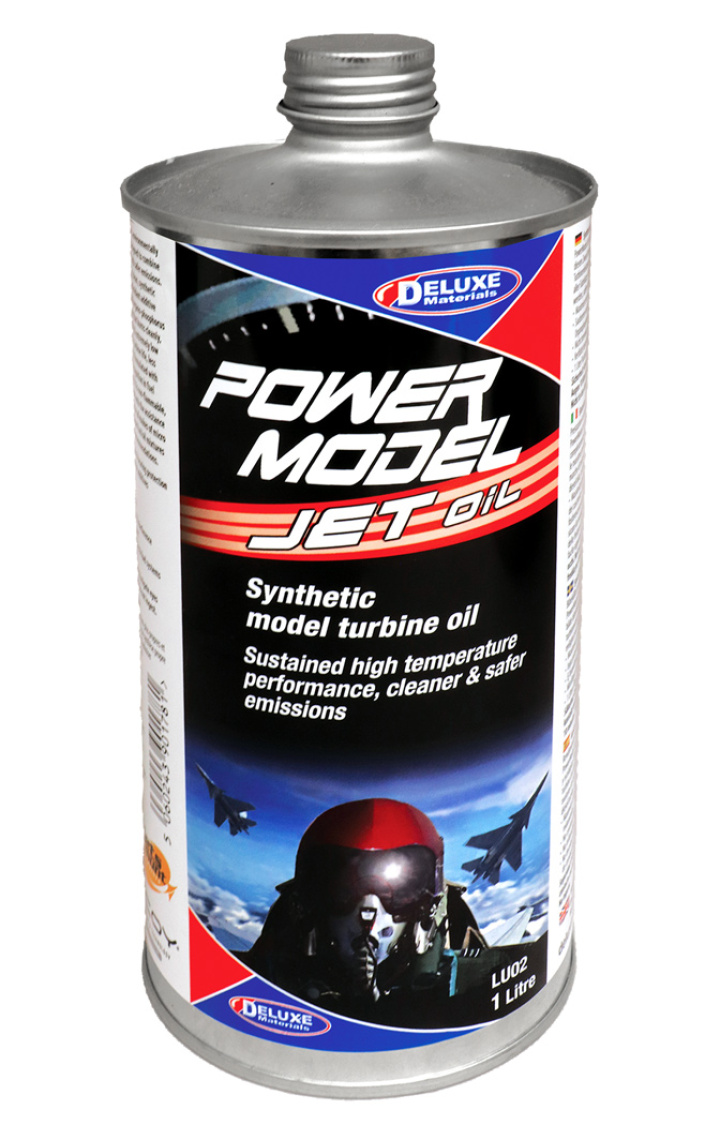 PowerModel Jet Syntetisk Olja 1 liter i gruppen Katalog / Fabrikat / D / Deluxe Materials / Lim hos Minicars Hobby Distribution AB (DL-LU02)