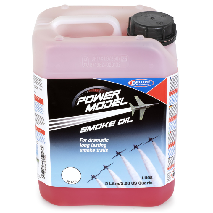 PowerModel Smoke Oil 5 liter in der Gruppe Katalog / Hersteller / D / Deluxe Materials / Adhesives bei Minicars Hobby Distribution AB (DL-LU08)