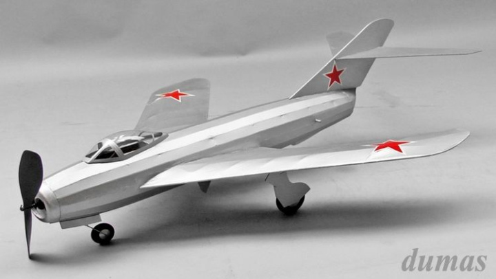 MIG-17 457mm Träbyggsats i gruppen Katalog / Fabrikat / D / Dumas / Flygmodeller hos Minicars Hobby Distribution AB (DU0234)