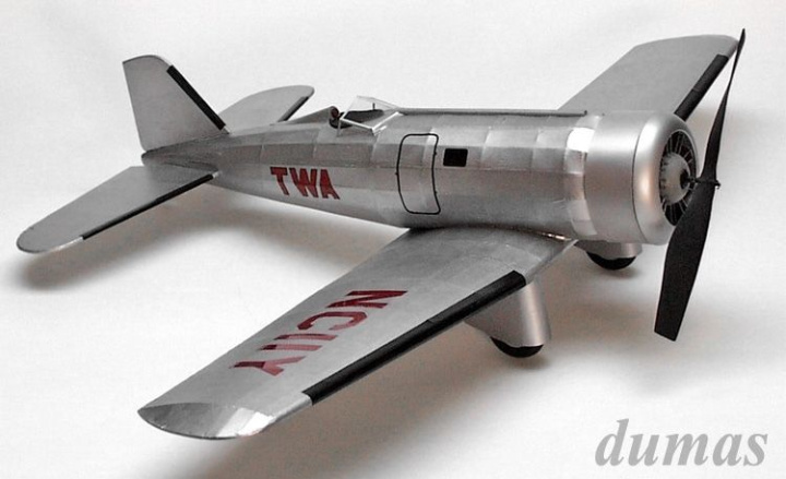 Alpha 4A 762mm Träbyggsats i gruppen Katalog / Fabrikat / D / Dumas / Flygmodeller hos Minicars Hobby Distribution AB (DU0307)