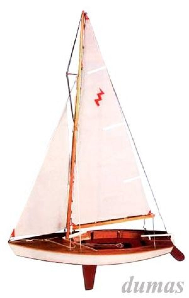 Lightning 482mm Träbyggsats i gruppen Katalog / Fabrikat / D / Dumas / Båtmodeller hos Minicars Hobby Distribution AB (DU1110)