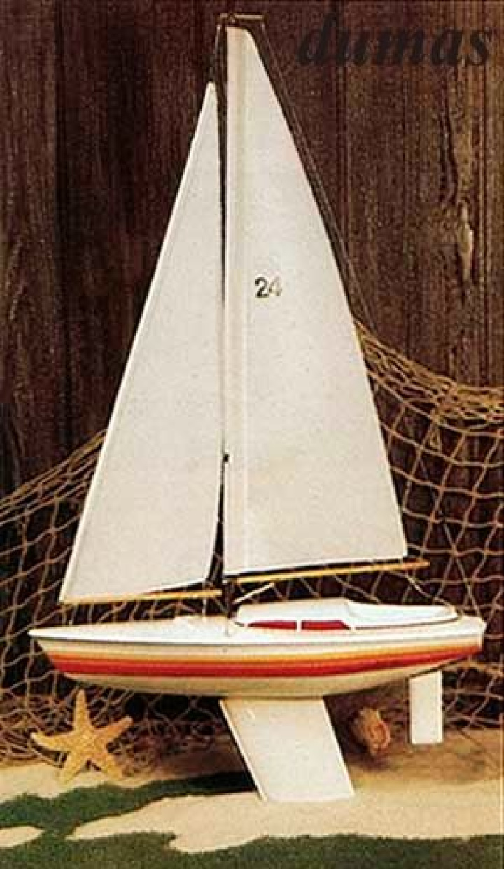 Huson 609mm Träbyggsats* i gruppen Katalog / Fabrikat / D / Dumas / Båtmodeller hos Minicars Hobby Distribution AB (DU1117)