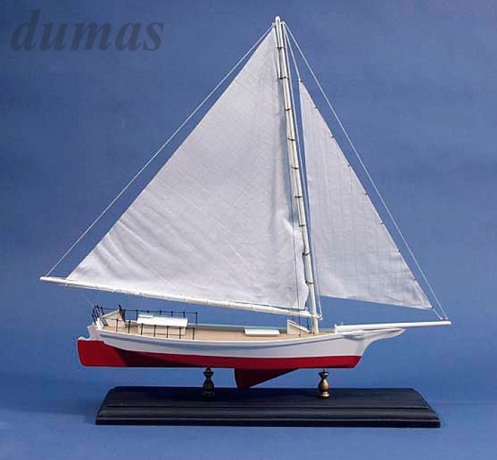 Skipjack Klassisk Segelbåt 305mm Träbyggsats i gruppen Katalog / Fabrikat / D / Dumas / Båtmodeller hos Minicars Hobby Distribution AB (DU1704)
