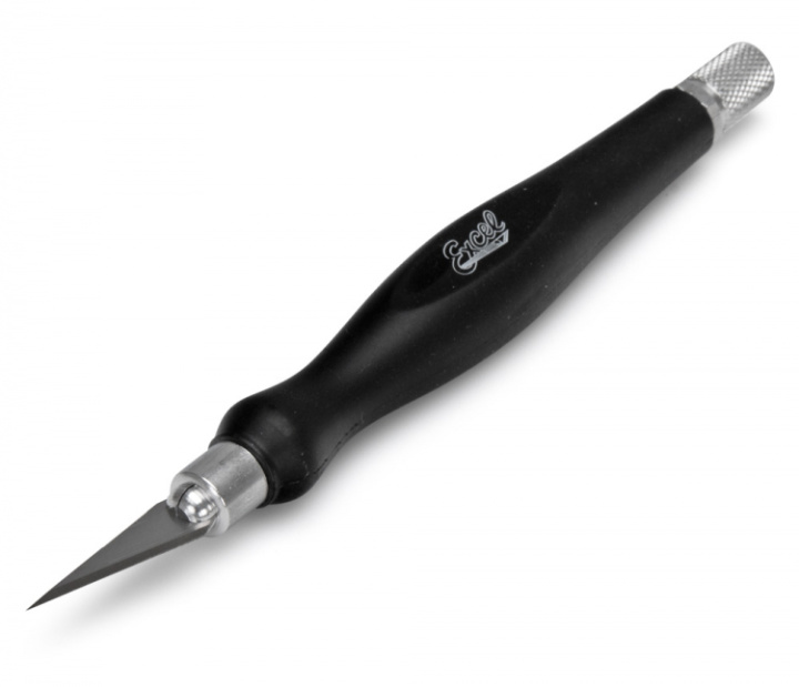 Kniv K26 Svart Fitgrip i gruppen Katalog / Fabrikat / E / Excel / Knivar hos Minicars Hobby Distribution AB (EX16026)