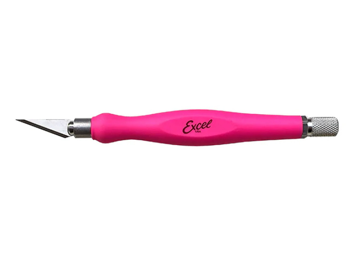 Kniv K26 Rosa Fitgrip i gruppen Katalog / Fabrikat / E / Excel / Knivar hos Minicars Hobby Distribution AB (EX16028)