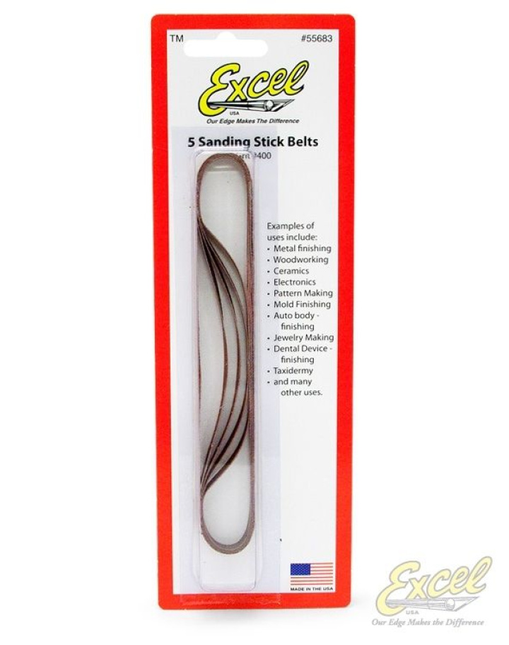 Sandpapper #400 till EX55700 (5) i gruppen Katalog / Fabrikat / E / Excel / Verktyg hos Minicars Hobby Distribution AB (EX55683)