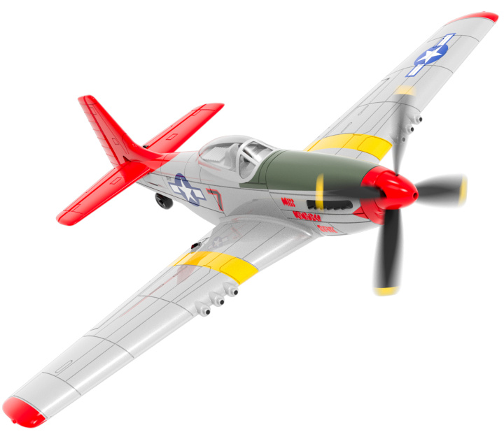 P51D Mustang 4CH Gyro 400mm RTF in der Gruppe Katalog / Modelle R/C / Flugzeug / Airplane RTF bei Minicars Hobby Distribution AB (EXA76105RR)