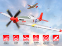 P51D Mustang 4CH Gyro 400mm RTF