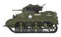M5A1 Stuart RC Tank 1/16 Green