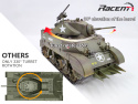 M5A1 Stuart RC Tank 1/16 Red