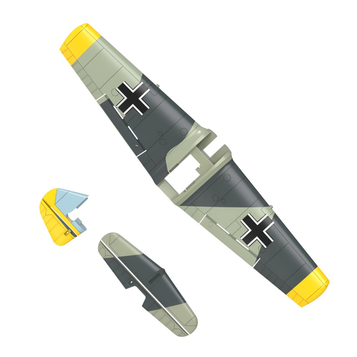 Wing, Tail Fin & Stabilizer BF109 in the group Catalog / Accessories & Parts / Spare Parts / Airplane at Minicars Hobby Distribution AB (EXP7611102)
