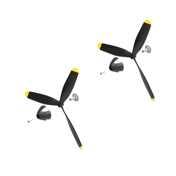 Propeller Full Set 3-blade Spitfire (2) in der Gruppe Katalog / RC-Zubehör / Spare Parts / Airplane bei Minicars Hobby Distribution AB (EXP7611204)