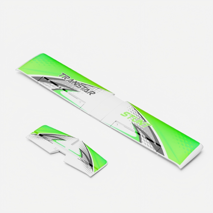 Main Wing and Tail Trainstar Stunt Green in the group Catalog / Accessories & Parts / Spare Parts / Airplane at Minicars Hobby Distribution AB (EXP7680402G)