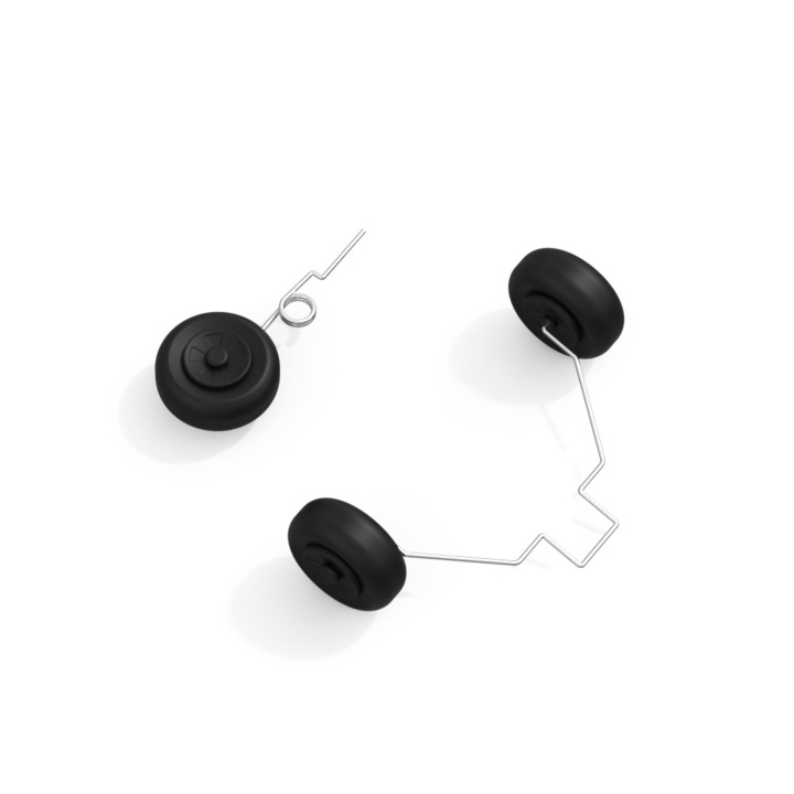 Landing Gear F16 Brushless 400mm in the group Catalog / Accessories & Parts / Spare Parts / Airplane at Minicars Hobby Distribution AB (EXP7680606)