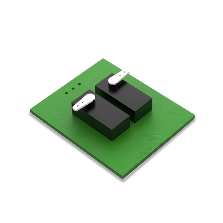 Mottagare 4-K m. Gyro & Servon Ranger 600 i gruppen Katalog / Tillbehör & Delar / Reservdelar / Flygplan hos Minicars Hobby Distribution AB (EXPR2223)