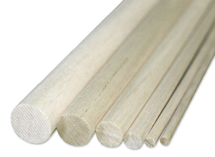 Rundstav 20 x 1000 mm* i gruppen Katalog / Fabrikat / M / Minicars Wood / Rundstav hos Minicars Hobby Distribution AB (FARS2000)