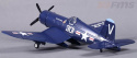 F4U 800 V2 Mini PNP FMS Blå**UTGÅTT
