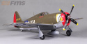 P-47G Razorback 980 PNP EPO Grön High-Speed* UTGÅTT