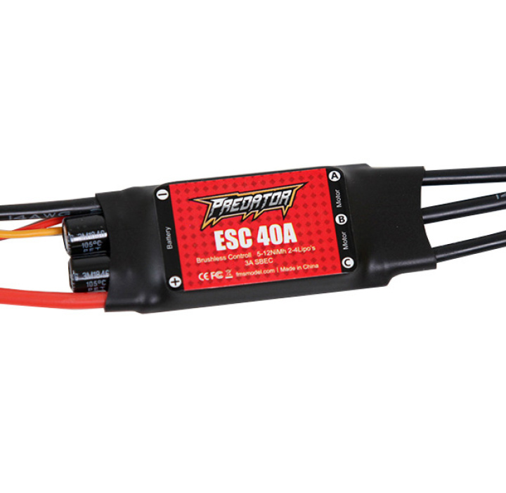 Fartreglage 40A Cessna 182/J3/F3A/PT-17/HS123/Waco* Repl by FMSPRESC001 i gruppen Katalog / Fabrikat / F / FMS / Elektronik hos Minicars Hobby Distribution AB (FMSESC40A200)
