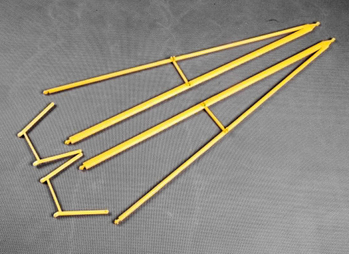 Vingstag J3 Cub 1400mm i gruppen Katalog / Fabrikat / F / FMS / Reservdelar hos Minicars Hobby Distribution AB (FMSME301)