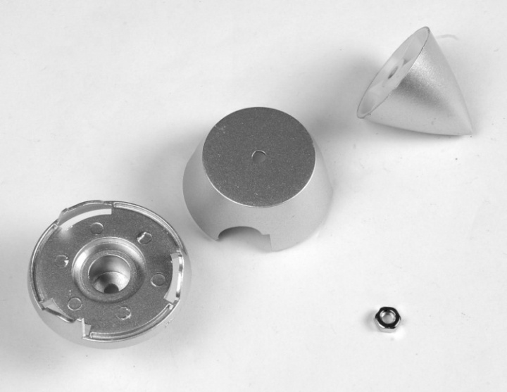 Spinner Cessna 182 FMS 2-bladig* Utgått i gruppen Katalog / Tillbehör & Delar / Flyg Propeller & Spinner hos Minicars Hobby Distribution AB (FMSSM106V2)