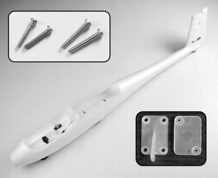 Kropp ASK23 FMS* Utgått i gruppen Katalog / Fabrikat / F / FMS / Reservdelar hos Minicars Hobby Distribution AB (FMSSO101)