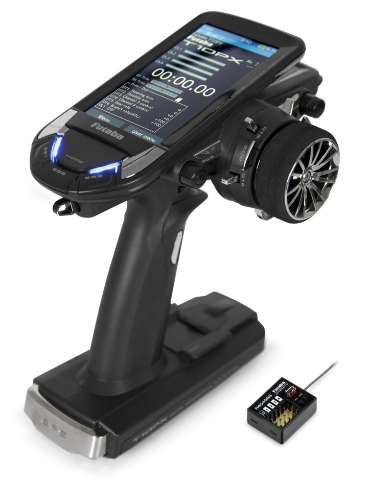 FUTABA T10PX + R404SBS in der Gruppe Katalog / Hersteller / F / Futaba / Transmitters bei Minicars Hobby Distribution AB (FP05003172-3)