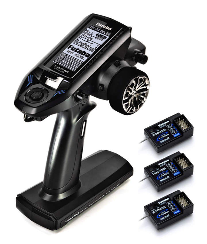 FUTABA T4PM PLUS + 3 stk R304SB in der Gruppe Katalog / Hersteller / F / Futaba / Transmitters bei Minicars Hobby Distribution AB (FP05003211-3)