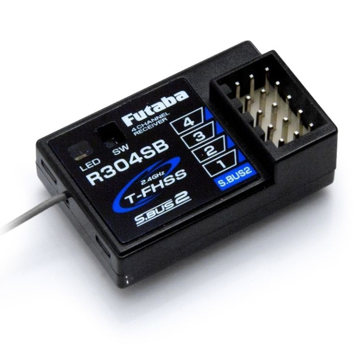 Mottagare R304SB 4-K S.Bus2 T-FHSS HV Bil/Båt (Bulk) i gruppen Katalog / Fabrikat / F / Futaba / Mottagare hos Minicars Hobby Distribution AB (FP05102611-3)