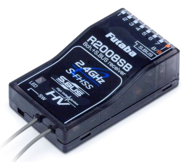 Mottagare R2008SB T8K 6J, 8J, 10J HV S.BUS S-FHSS bulk i gruppen Katalog / Fabrikat / F / Futaba / Mottagare hos Minicars Hobby Distribution AB (FP05102613-3)
