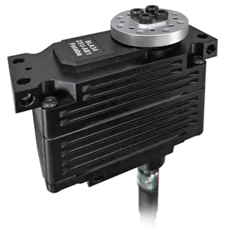 BLA34-28U-AB1 Industriservo BL 63x34x52.4mm 28V/45,9kg/cm Rak kabel i gruppen Katalog / Fabrikat / F / Futaba / Servon hos Minicars Hobby Distribution AB (FP05400024-1)