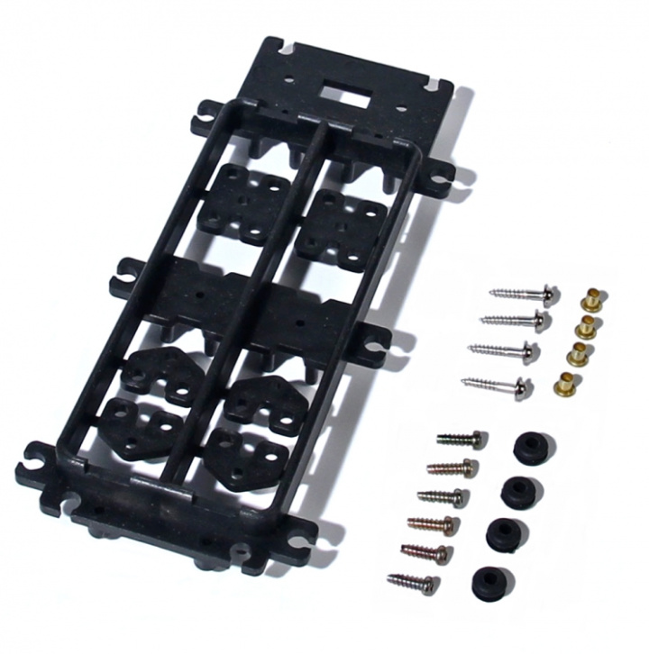 Servobrygga f. 4st S132* i gruppen Katalog / Tillbehör & Delar / Servon hos Minicars Hobby Distribution AB (FP1181)