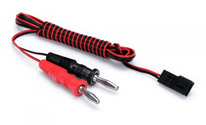 RX laddkabelset /bananstift* i gruppen Katalog / Fabrikat / F / Futaba / Tillbehör hos Minicars Hobby Distribution AB (FP1416)