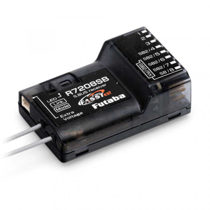Mottagare R7208SB 8K S.BUS2 FASSTest i gruppen Katalog / Fabrikat / F / Futaba / Mottagare hos Minicars Hobby Distribution AB (FPR7208SB)