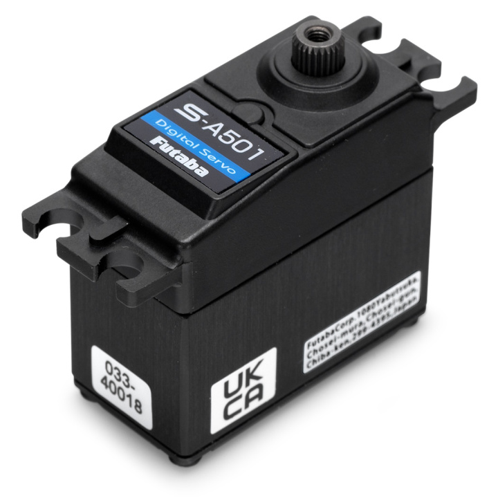 S-A501 Airplane Servo 16.8kg 0.11s HV S.BUS in der Gruppe Katalog / Hersteller / F / Futaba / Servos bei Minicars Hobby Distribution AB (FPS-A501)